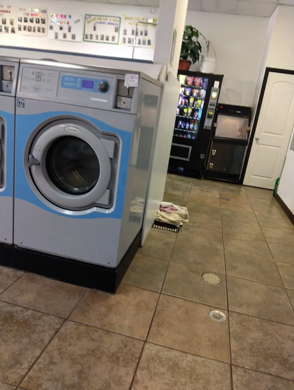 Clean washer and dryer area at Wash'em Up Laundry #1 - Laundromat Denver