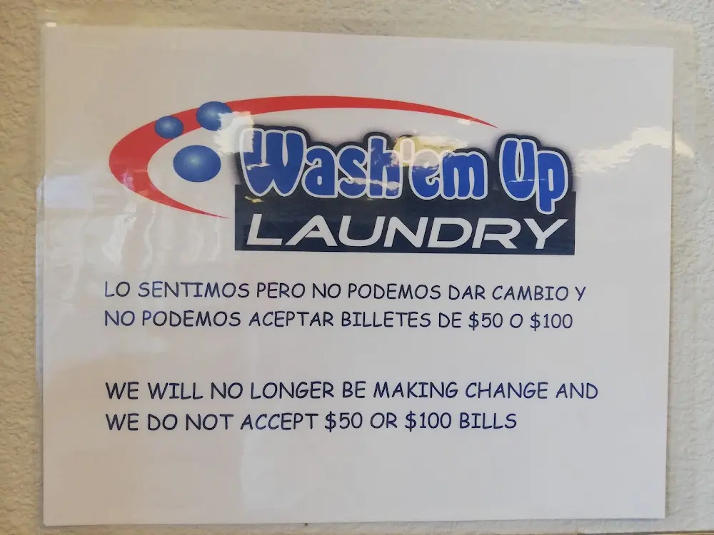 Folding space and laundry facilities at Wash'em Up Laundry #1 - Laundromat Denver